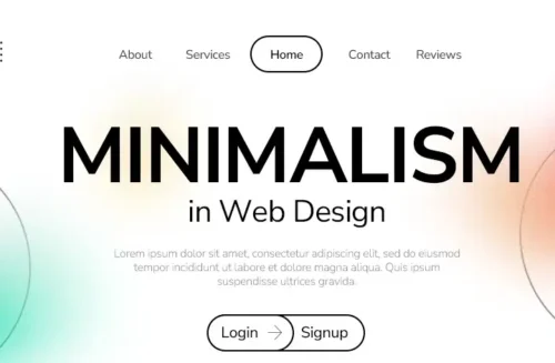 minimalism-in-web-design web design minimaliste